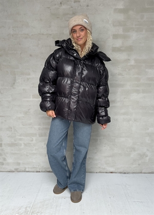 Active hood jakke Black Pearl Oval Square 